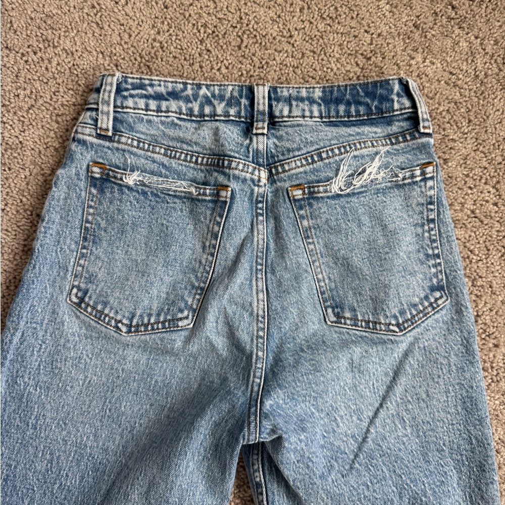 Abercrombie & Fitch Mom High Rise Jeans Size 26 - Picture 3 of 6